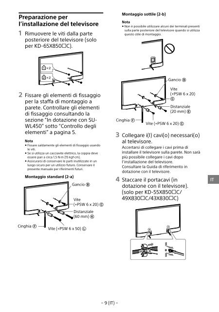 Sony KD-55X8509C - KD-55X8509C Istruzioni per l'uso Svedese