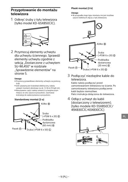 Sony KD-55X8509C - KD-55X8509C Istruzioni per l'uso Svedese