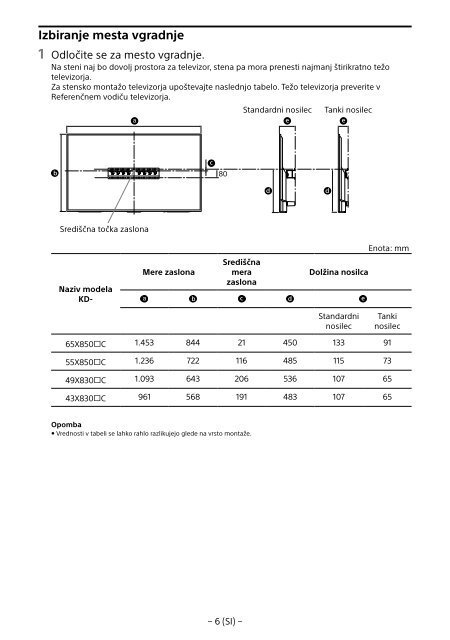 Sony KD-55X8509C - KD-55X8509C Istruzioni per l'uso Greco