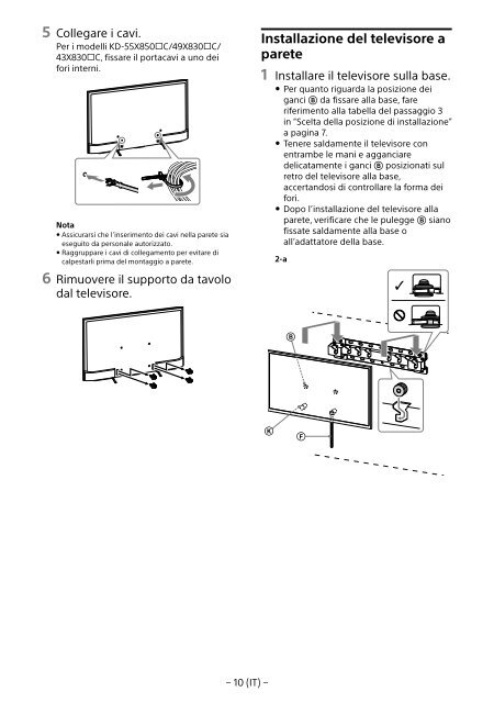 Sony KD-55X8509C - KD-55X8509C Istruzioni per l'uso Greco