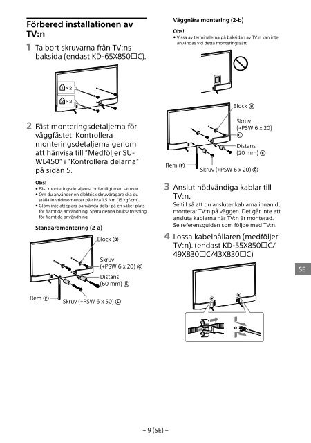 Sony KD-55X8509C - KD-55X8509C Istruzioni per l'uso Greco