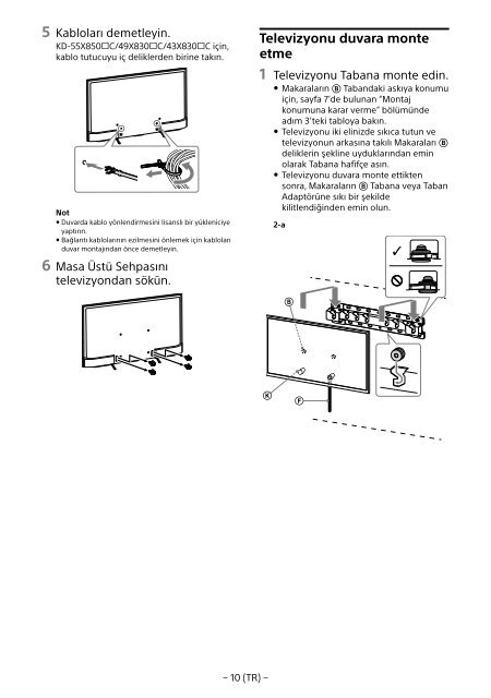 Sony KD-55X8509C - KD-55X8509C Istruzioni per l'uso