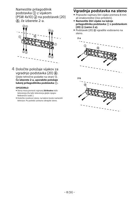 Sony KD-55X8509C - KD-55X8509C Istruzioni per l'uso