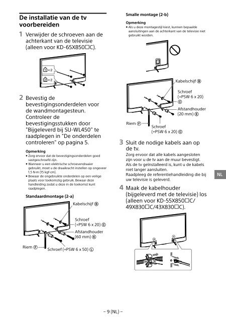 Sony KD-55X8509C - KD-55X8509C Istruzioni per l'uso