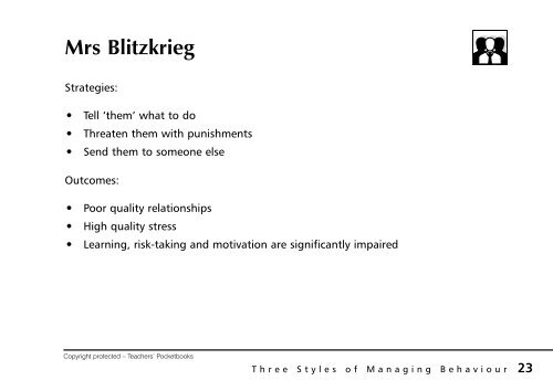 Behaviour Management Pocketbook  Test