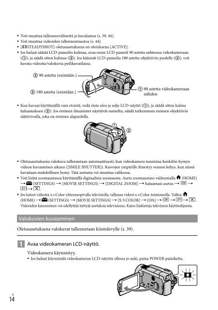 Sony HDR-XR520E - HDR-XR520E Consignes d&rsquo;utilisation Danois