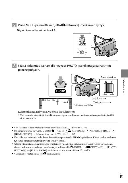 Sony HDR-XR520E - HDR-XR520E Consignes d&rsquo;utilisation Danois