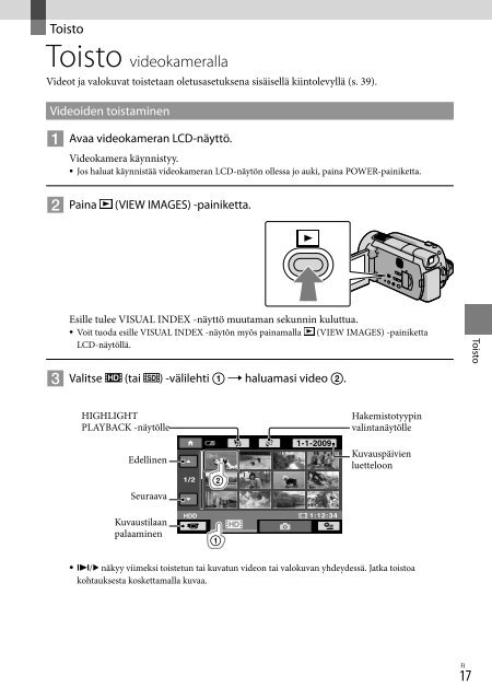 Sony HDR-XR520E - HDR-XR520E Consignes d&rsquo;utilisation Danois