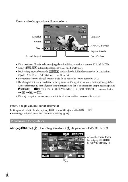 Sony HDR-XR520E - HDR-XR520E Consignes d&rsquo;utilisation Danois