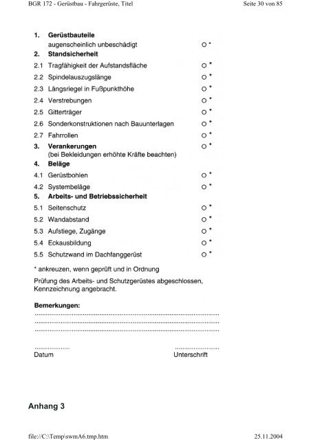 Fahrgerüste - GSB Gerüstbau GmbH