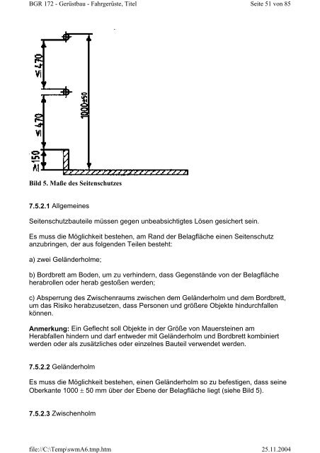 Fahrgerüste - GSB Gerüstbau GmbH