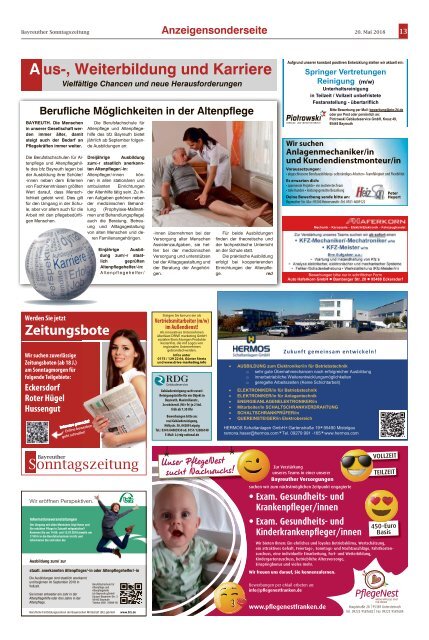 2018-05-20 Bayreuther Sonntagszeitung