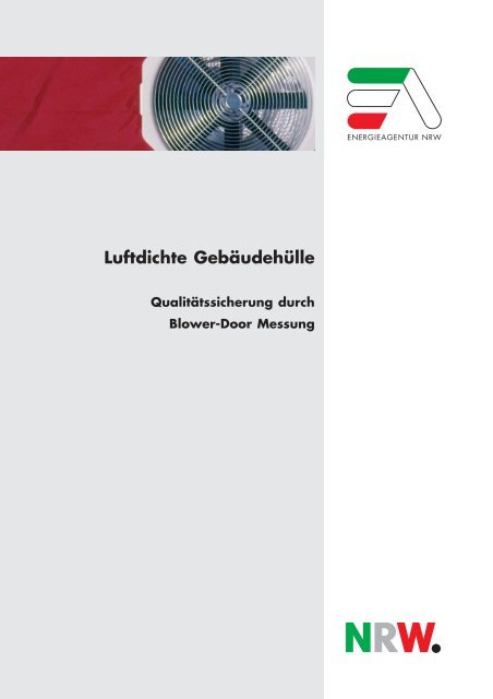 Luftdichte Gebaudehulle Qualitatssicherung Blower Door Xxl