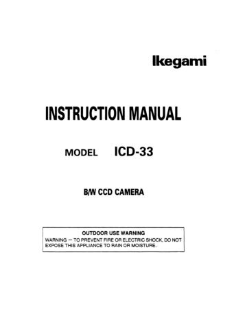 ICD-33 - Ikegami