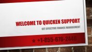 Solve Quicken Problems |Quicken Support 