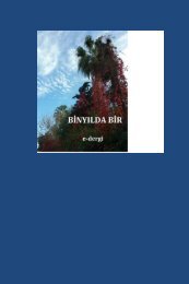 BİNYILDA BİR- e dergi