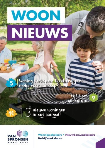 Van Spronsen Woonnieuws, #39, juni 2018