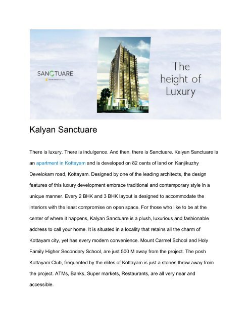 Kalyan Sanctuare