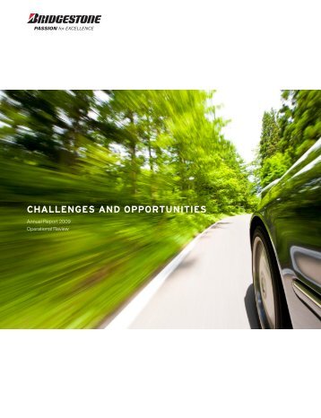 CHALLENGES AND OPPORTUNITIES - Bridgestone