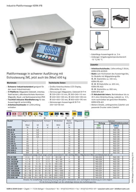 Pultwaage-IFB