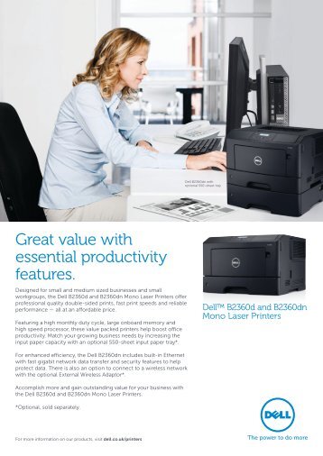 B2360dn Printer Brochure - Dell