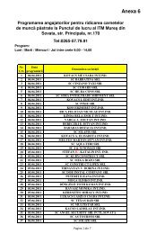 Anexa 6 - Programare Sovata v2