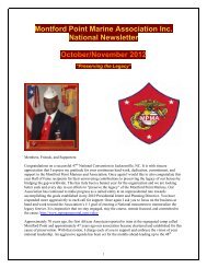 National Newsletter - Montford Point Marines