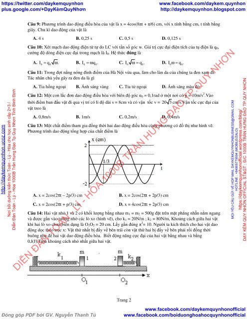 Bộ đề thi thử THPT QG 2018 Các môn TOÁN - LÍ - HÓA Các trường THPT Cả nước CÓ HƯỚNG DẪN GIẢI (Lần 27) [DC22052018]