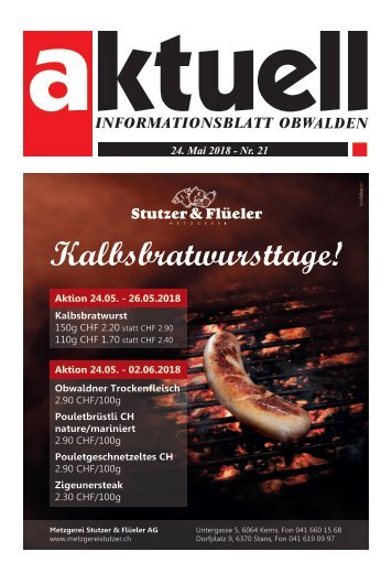 Aktuell Obwalden 21-2018