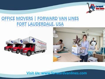 Office Movers from Forward Van Lines, Fort Lauderdale, USA, 