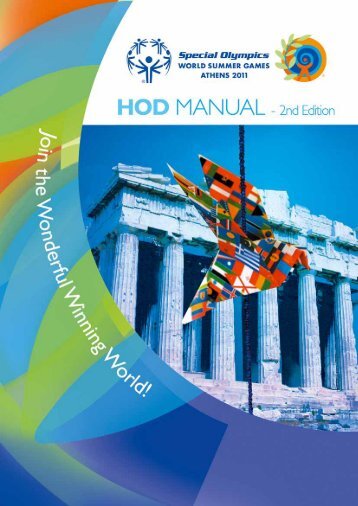 Head of Delegation Manual - Special Olympics