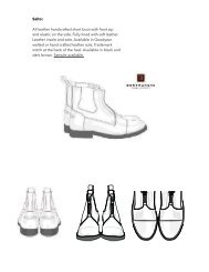 Bootmakers design sketches for Touch of modern