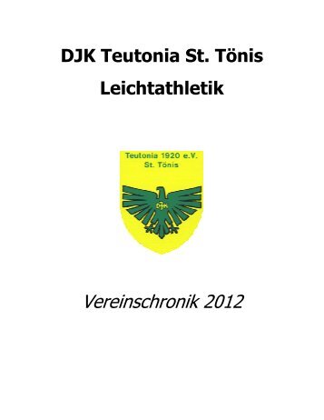 Bestenliste - DJK Teutonia St.Tönis 1920 eV