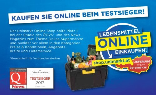 Unimarkt Flugblatt Gutscheinheft 06.06.-19.06.2018