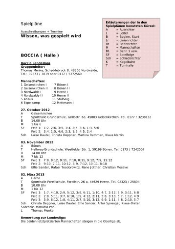 5-Spielpläne 2012-2013 - BSNW