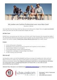 Vacature Man Cave