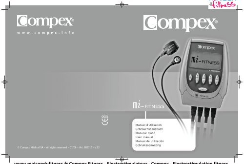 TD® electrostimulateur musculaire fessier abdominale pectoraux dos