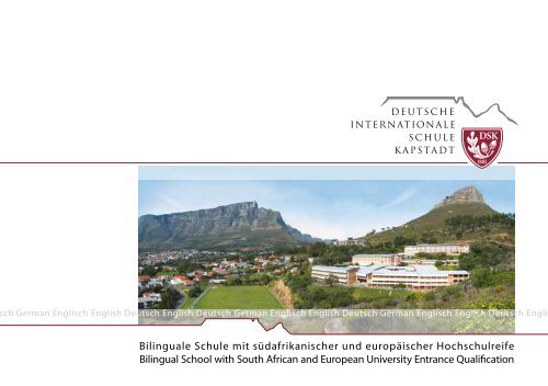 Mission Statement Deutsche Internationale Schule Kapstadt