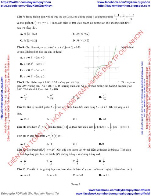 Bộ đề thi thử THPT QG 2018 Các môn TOÁN - LÍ - HÓA Các trường THPT Cả nước CÓ HƯỚNG DẪN GIẢI (Lần 28) [DC23052018]