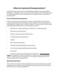 What Are Horizontal Pumping Systems?