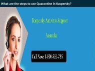 What are the steps to use Quarantine in Kaspersky