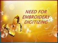 Embroidery Digitizing - Convert Your Logo In To Digital Art