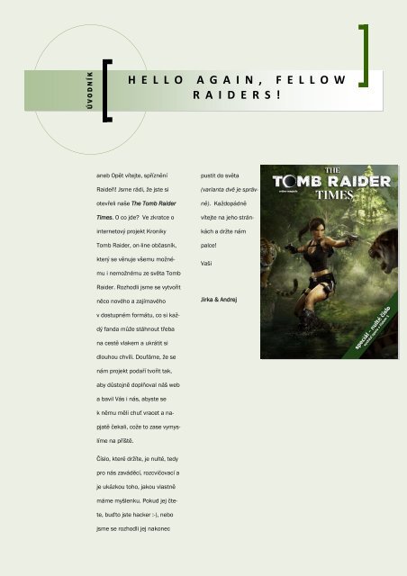 The Tomb Raider Times (#0)