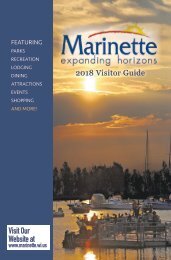 City of Marinette 2018 Visitor Guide