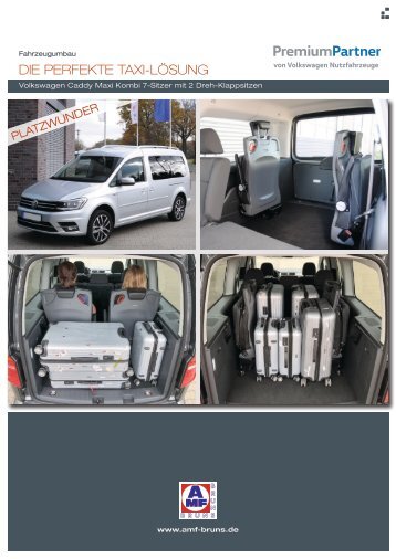 Produktblatt VW Caddy als 7-Sitzer