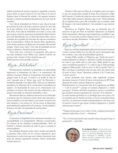 SOMOS - Revista SOMOS Vol. 2 No. 1