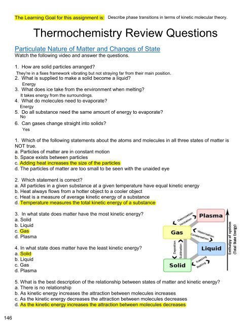 Skyler Wild - Final Chemistry Notebook