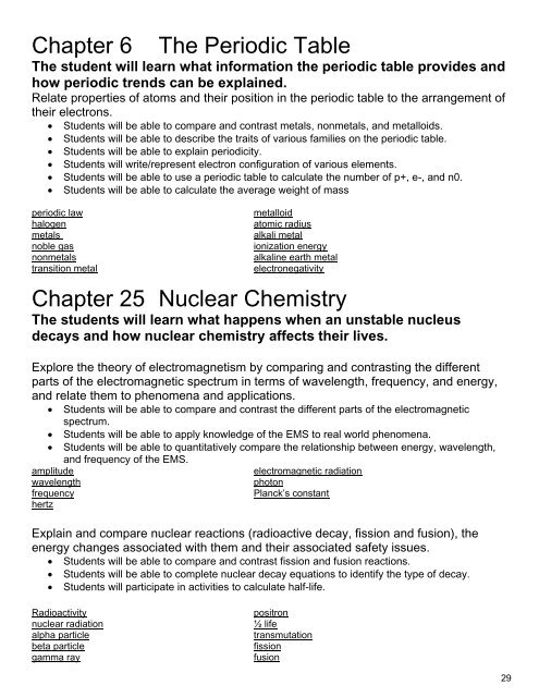 Skyler Wild - Final Chemistry Notebook