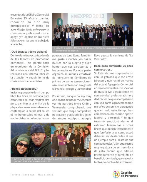 Revista Personas Mayo 2018