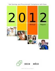 2012 OECM Annual Report